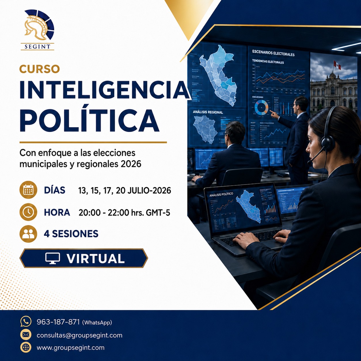 Conversatorio sobre instalación de módulos de inteligencia en empresas corporativas